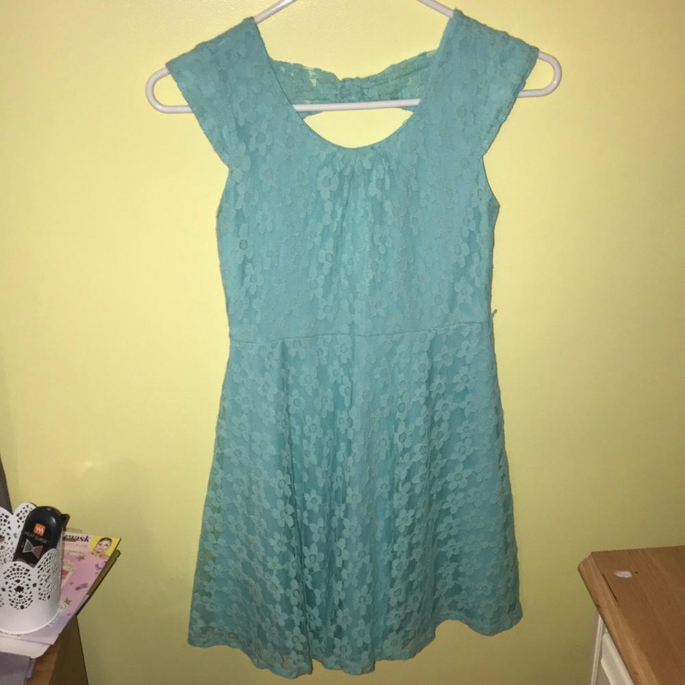 Blue dress